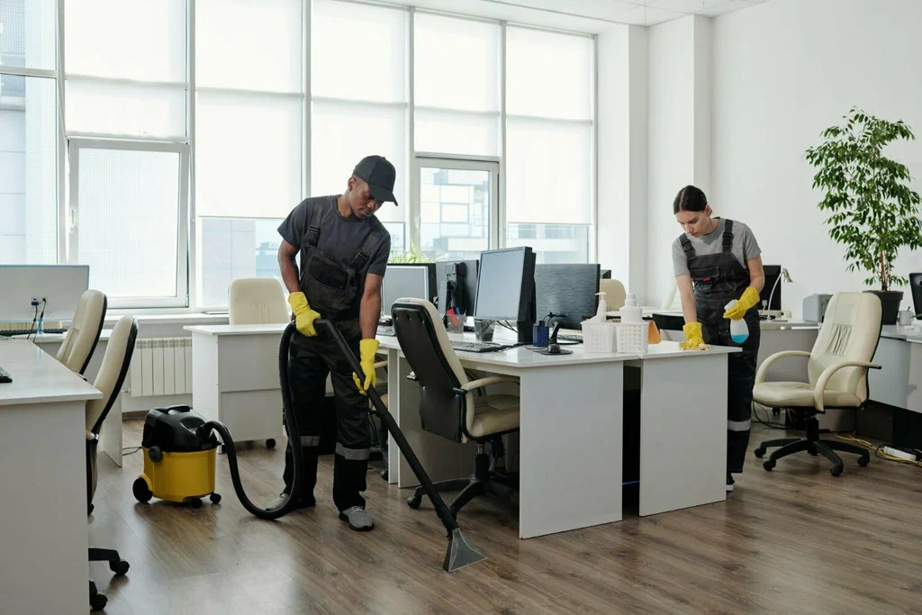 After commercial office cleaning by CEO Cleaning Crew LLC Charleston SC